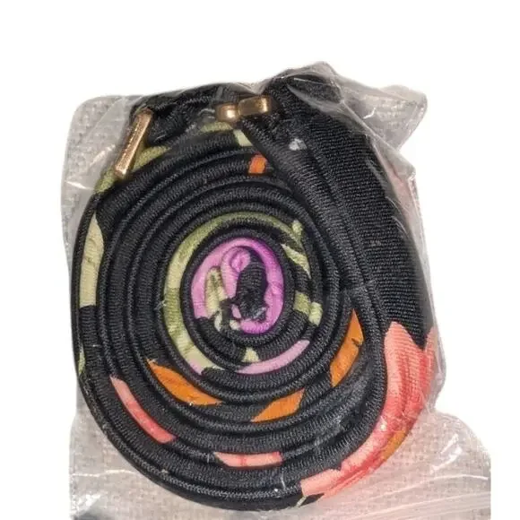 NWOT Shade & Shore Swimsuit Large Center Ring Tummy Control Floral Black Bandeau - Picture 4 of 7